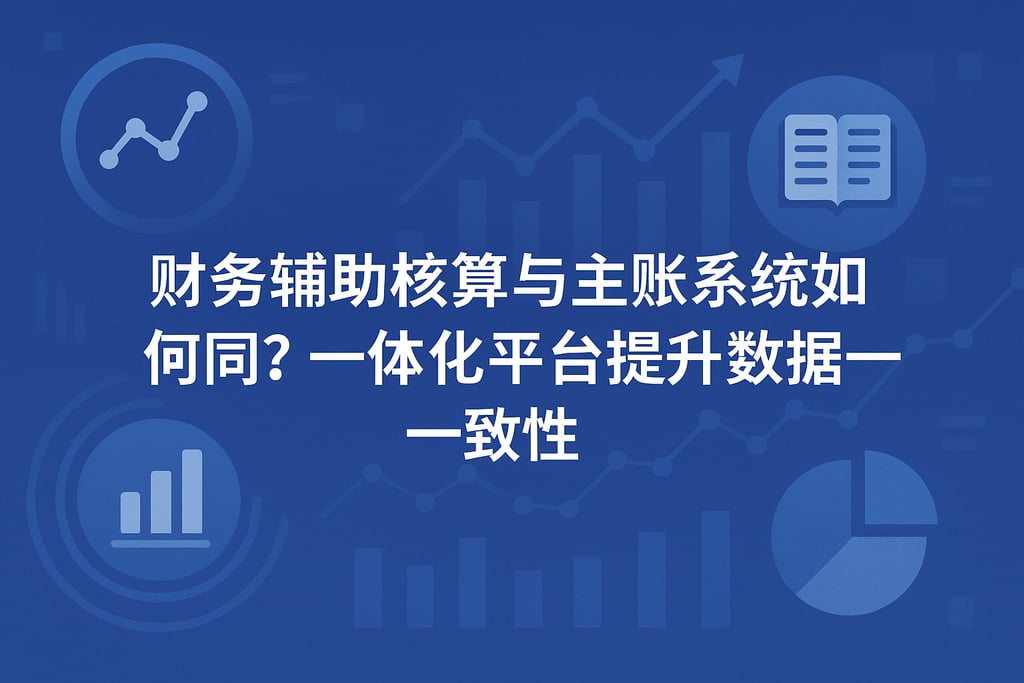 财务辅助核算与主账系统如何协同？一体化平台提升数据一致性