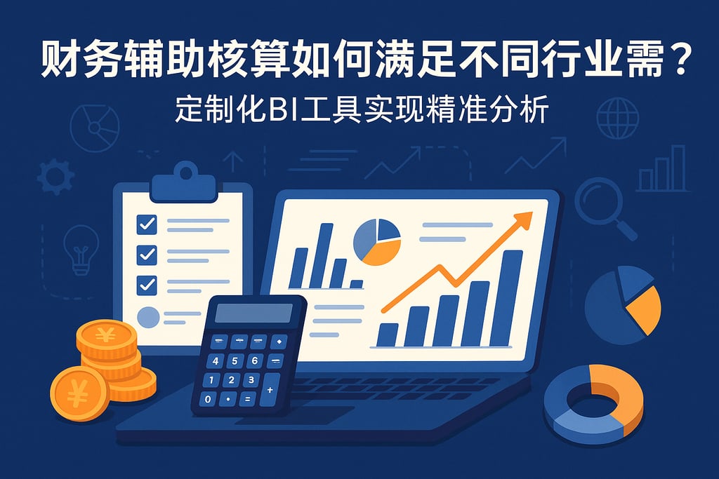 财务辅助核算如何满足不同行业需求？定制化BI工具实现精准分析