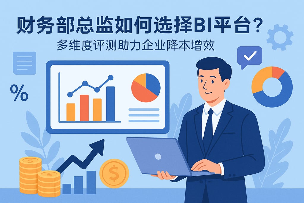 财务部总监如何选择BI平台？多维度评测助力企业降本增效
