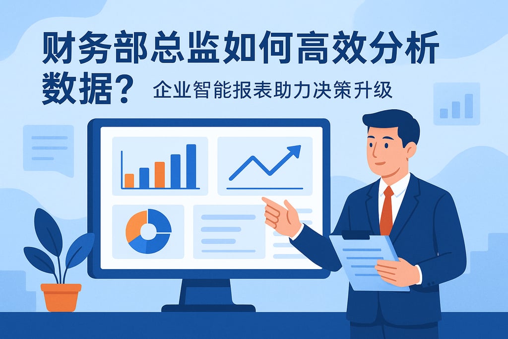 财务部总监如何高效分析数据？企业智能报表助力决策升级