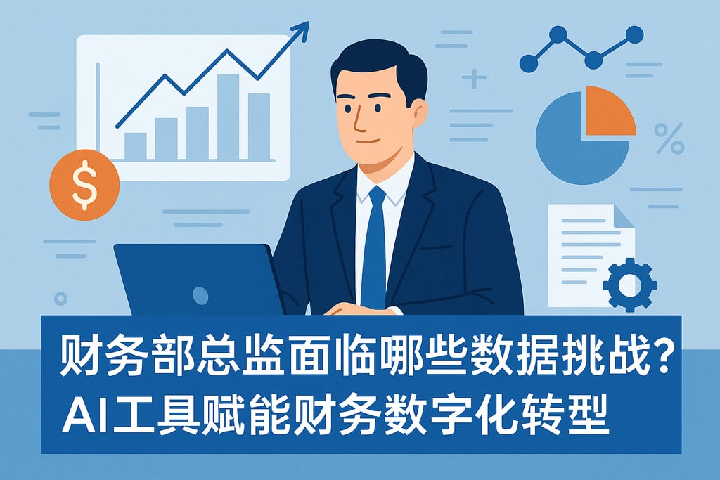 财务部总监面临哪些数据挑战？AI工具赋能财务数字化转型