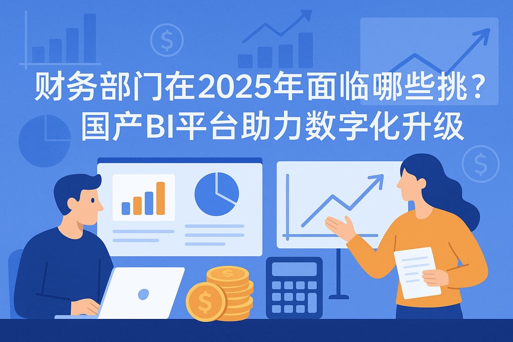 财务部门在2025年面临哪些挑战？国产BI平台助力数字化升级