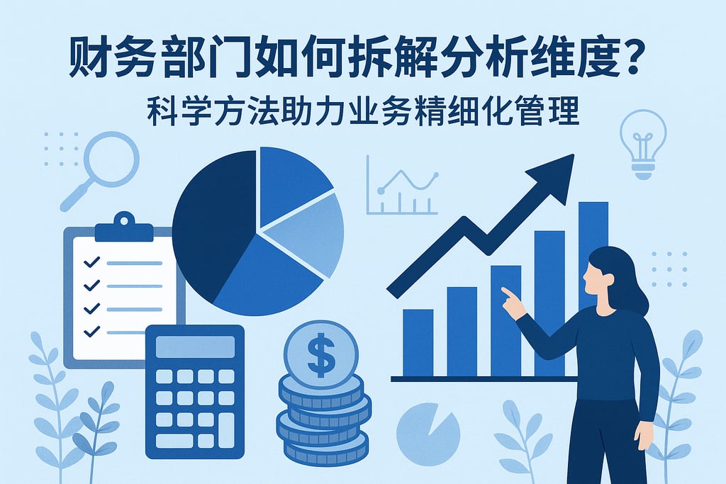 财务部门如何拆解分析维度？科学方法助力业务精细化管理