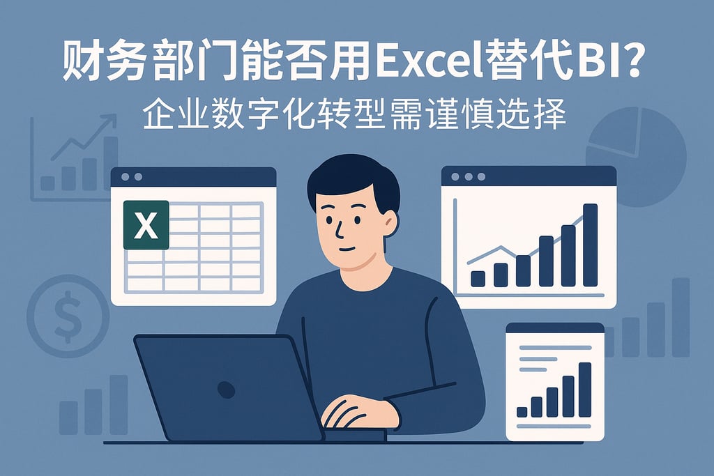 财务部门能否用Excel替代BI？企业数字化转型需谨慎选择