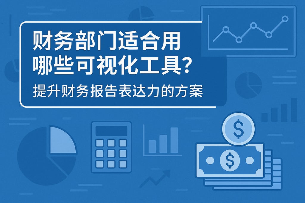 财务部门适合用哪些可视化工具？提升财务报告表达力的方案