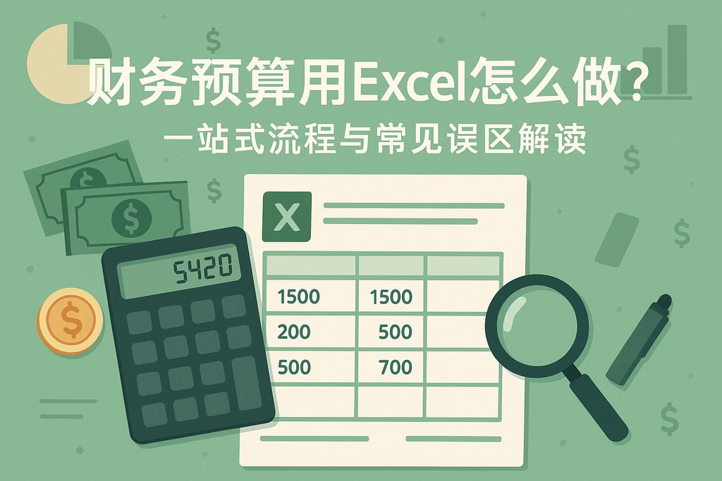 财务预算用Excel怎么做？一站式流程与常见误区解读