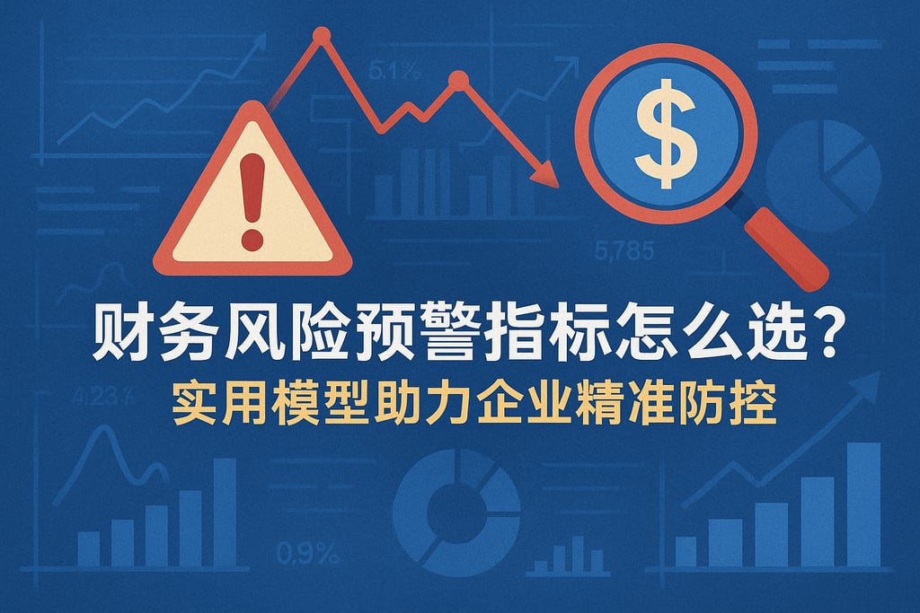 财务风险预警指标怎么选？实用模型助力企业精准防控