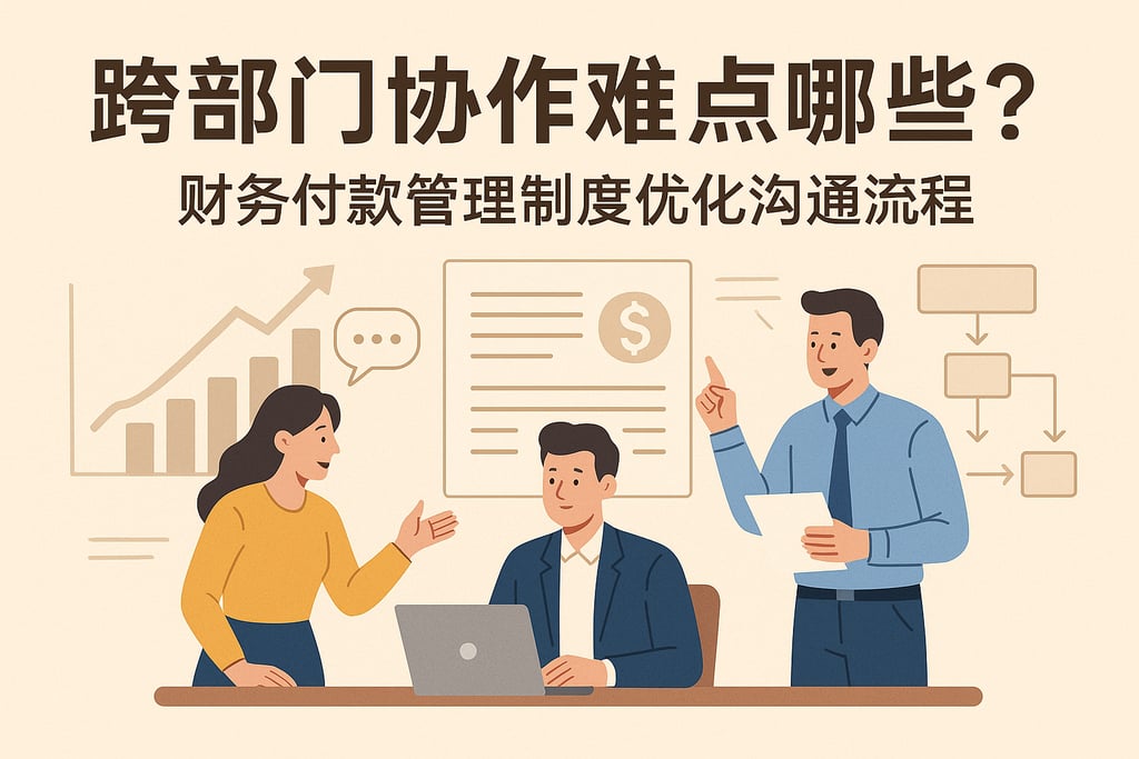 跨部门协作难点有哪些？财务付款管理制度优化沟通流程