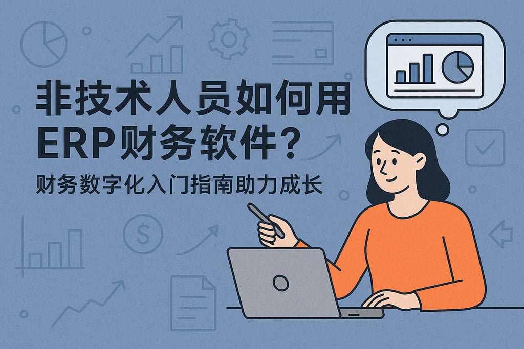非技术人员如何用ERP财务软件？财务数字化入门指南助力成长