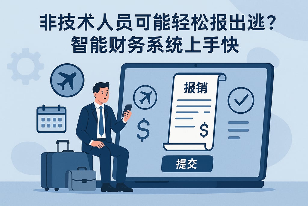 非技术人员能否轻松报销出差？智能财务系统上手快