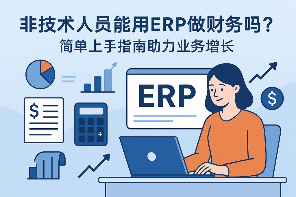 非技术人员能用ERP做财务吗？简单上手指南助力业务增长
