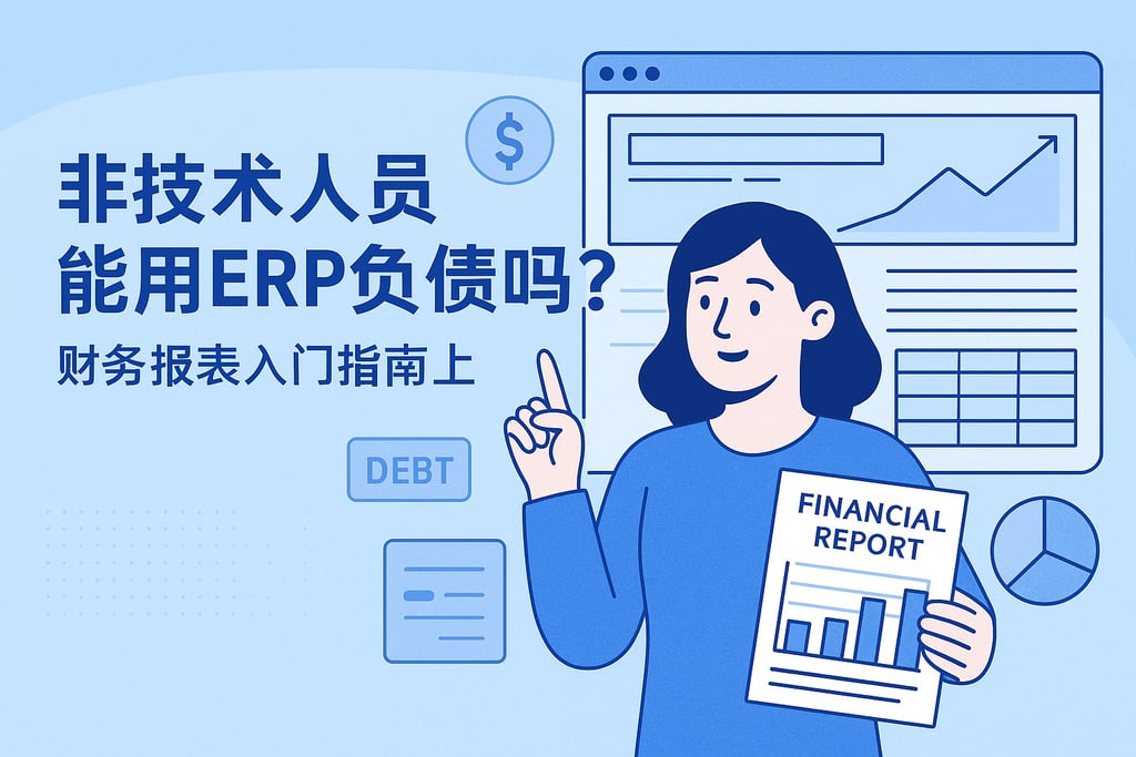 非技术人员能用ERP负债吗？财务报表入门指南奉上