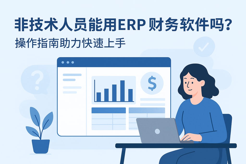 非技术人员能用ERP财务软件吗？操作指南助力快速上手