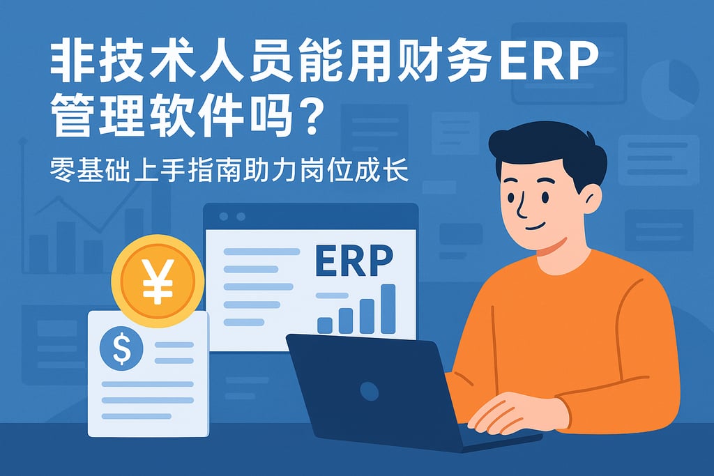 非技术人员能用财务ERP管理软件吗？零基础上手指南助力岗位成长