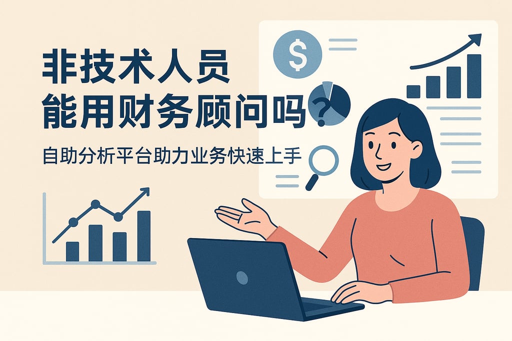 非技术人员能用财务顾问吗？自助分析平台助力业务快速上手