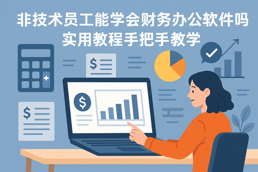 非技术员工能学会财务办公软件吗？实用教程手把手教学