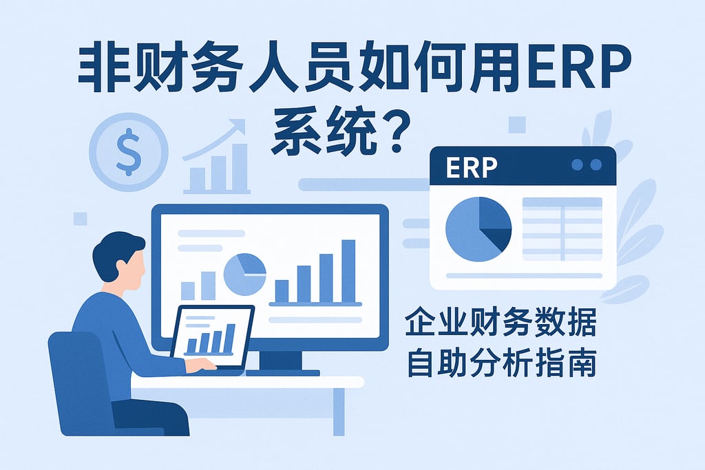 非财务人员如何用erp系统？企业财务数据自助分析指南