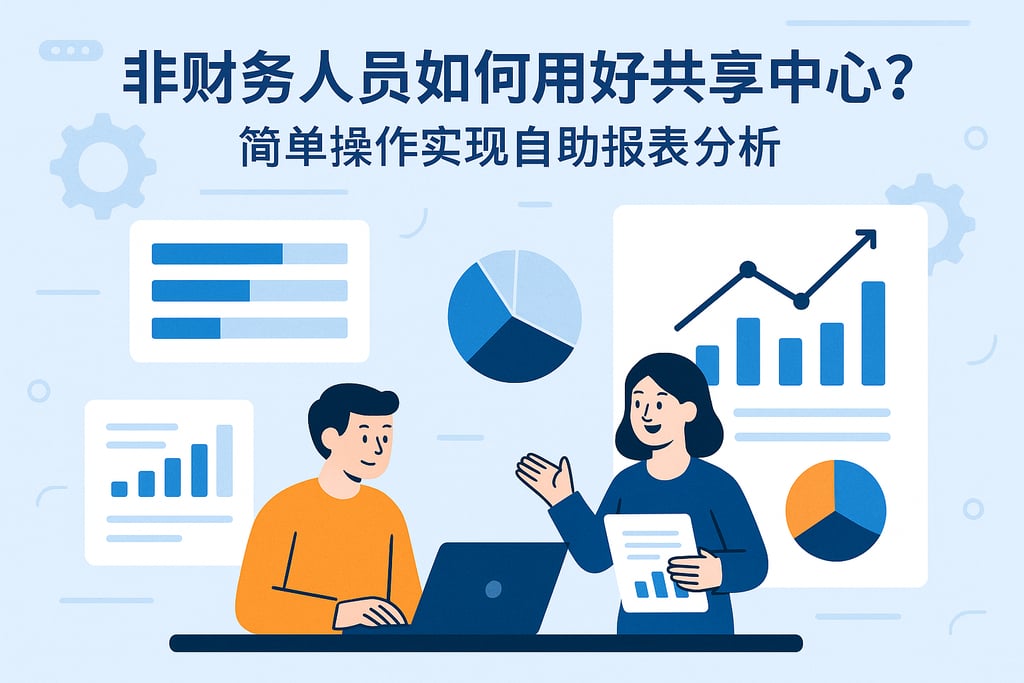 非财务人员如何用好共享中心？简单操作实现自助报表分析