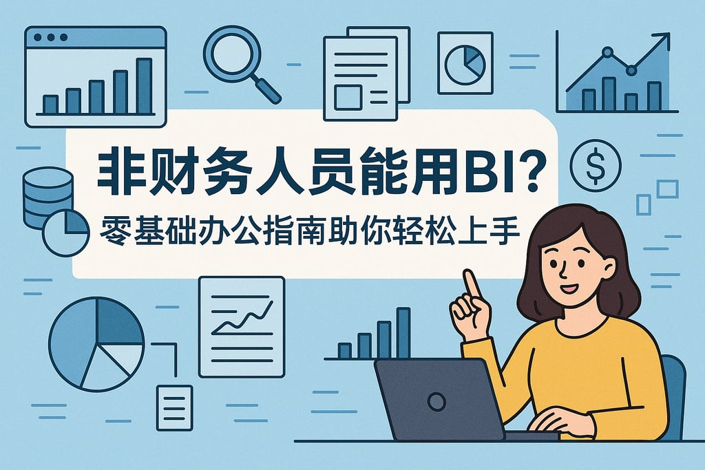 非财务人员能用BI吗？零基础办公指南助你轻松上手