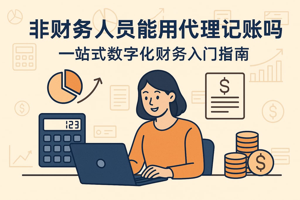 非财务人员能用代理记账吗？一站式数字化财务入门指南