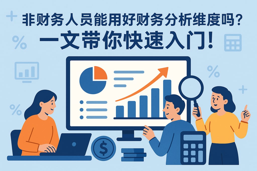 非财务人员能用好财务分析维度吗？一文带你快速入门！