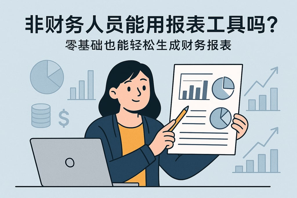 非财务人员能用报表工具吗？零基础也能轻松生成财务报表