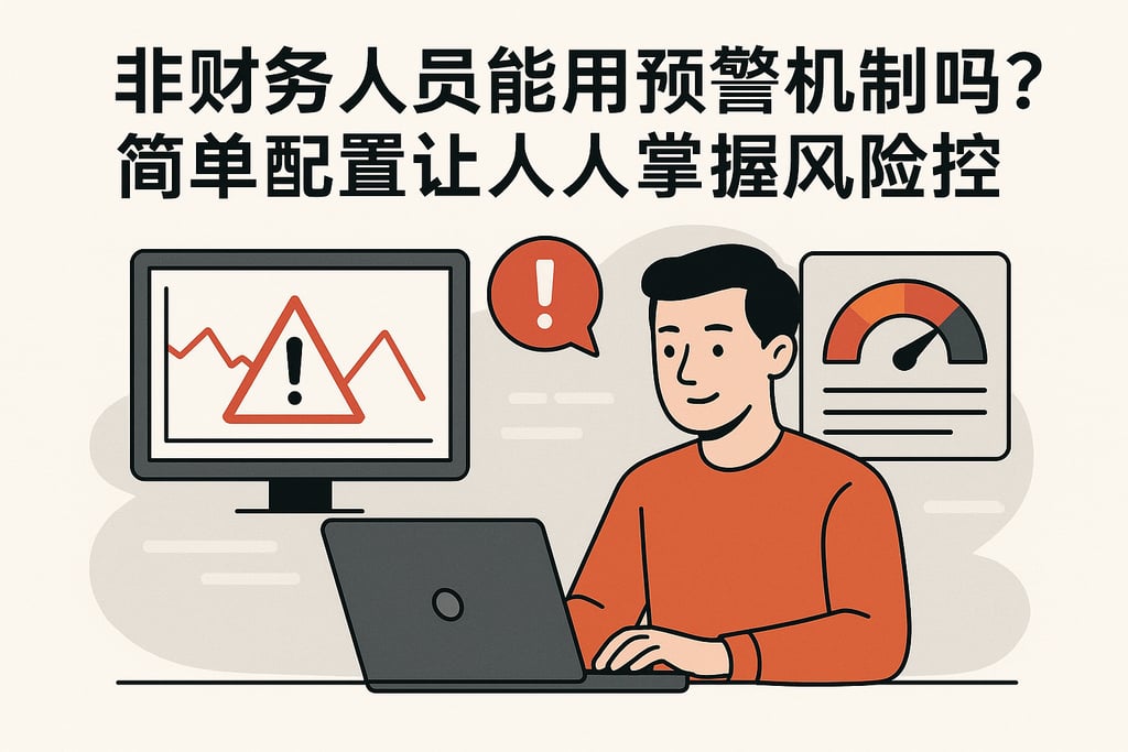 非财务人员能用预警机制吗？简单配置让人人掌握风险防控