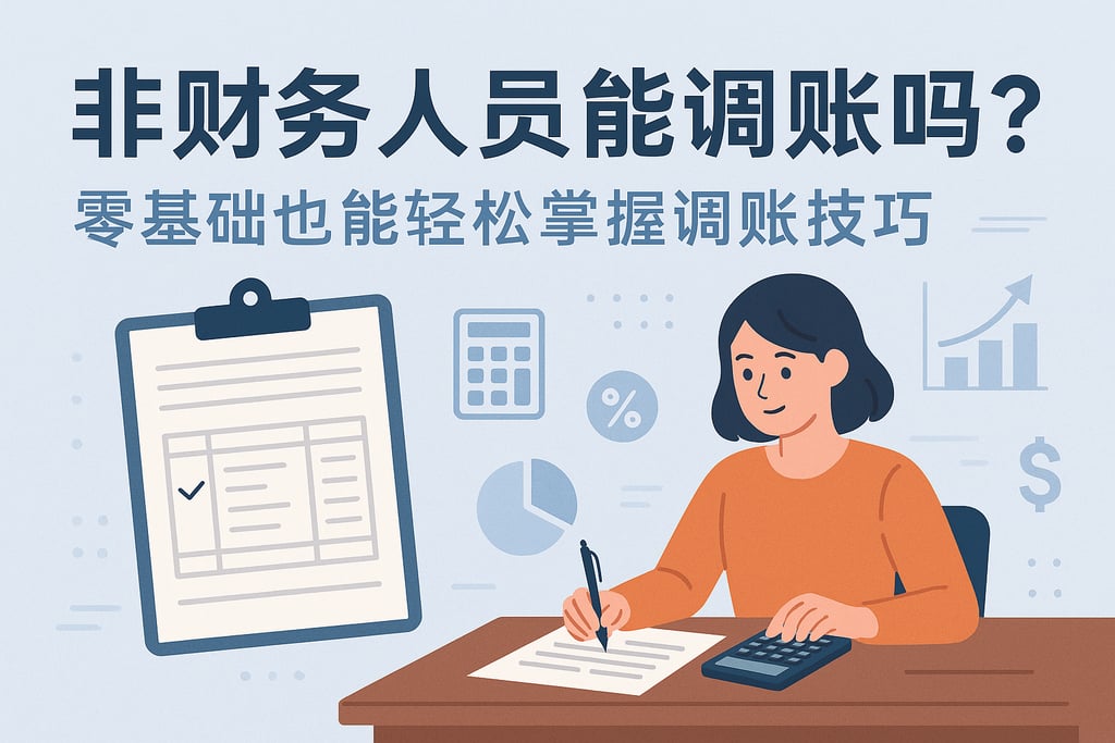 非财务人员能调账吗？零基础也能轻松掌握调账技巧