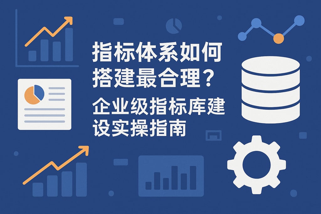 指标体系如何搭建最合理?企业级指标库建设实操指南 | 帆软数字化转型知识库