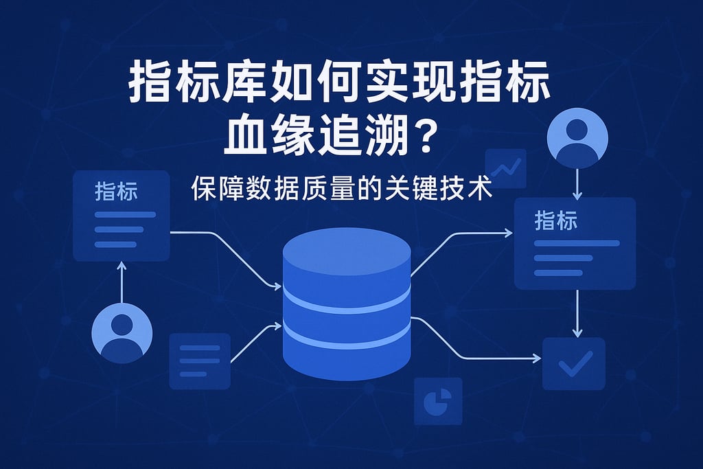 指标库如何实现指标血缘追溯?保障数据质量的关键技术 | 帆软数字化转型知识库