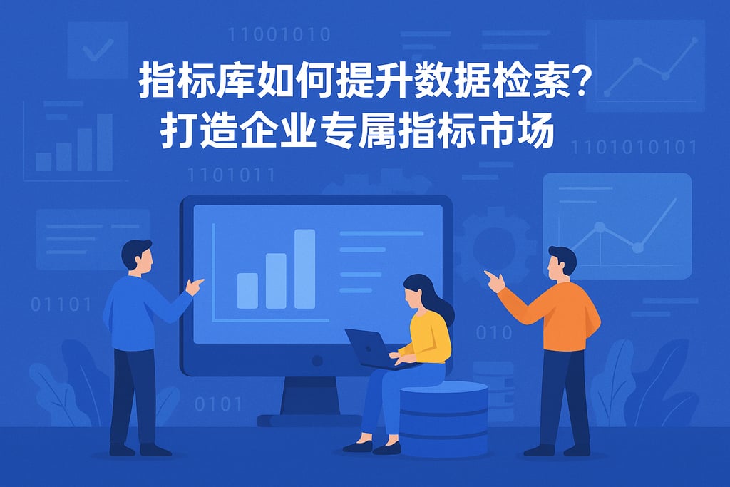 指标库如何提升数据检索效率?打造企业专属指标市场 | 帆软数字化转型知识库