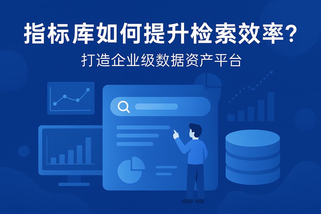 指标库如何提升检索效率?打造企业级数据资产平台 | 帆软数字化转型知识库