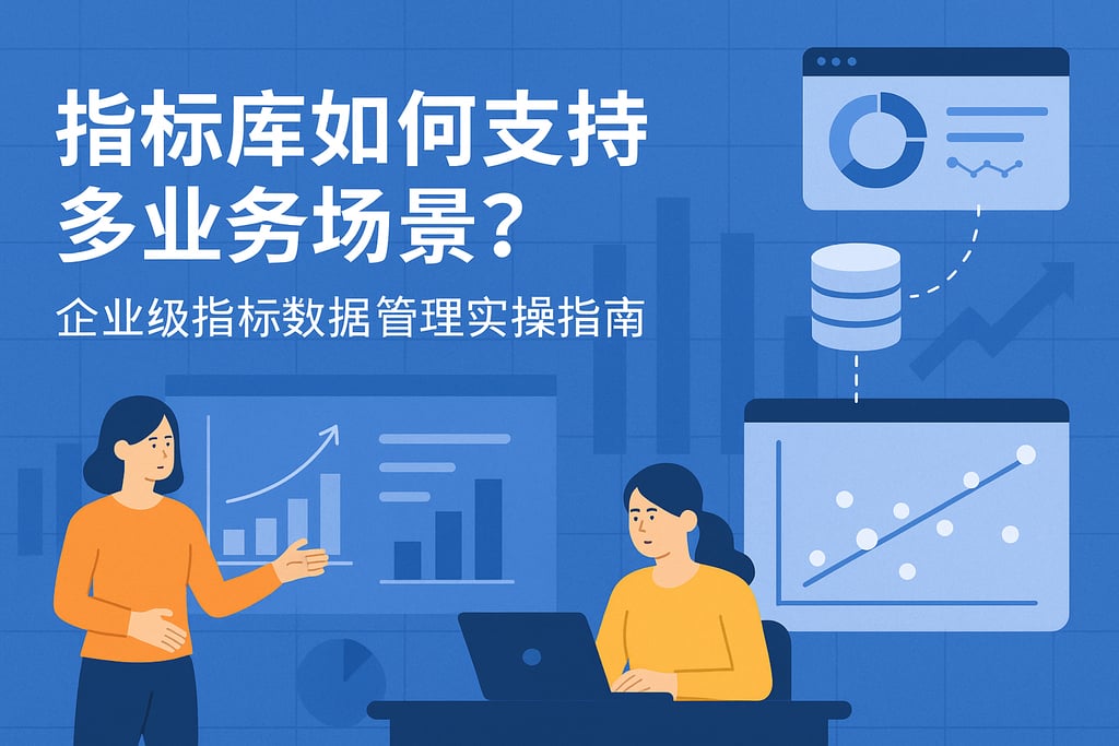 指标库如何支持多业务场景?企业级指标数据管理实操指南 | 帆软数字化转型知识库