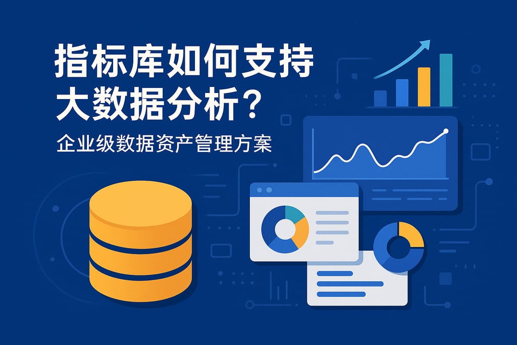 指标库如何支持大数据分析?企业级数据资产管理方案 | 帆软数字化转型知识库