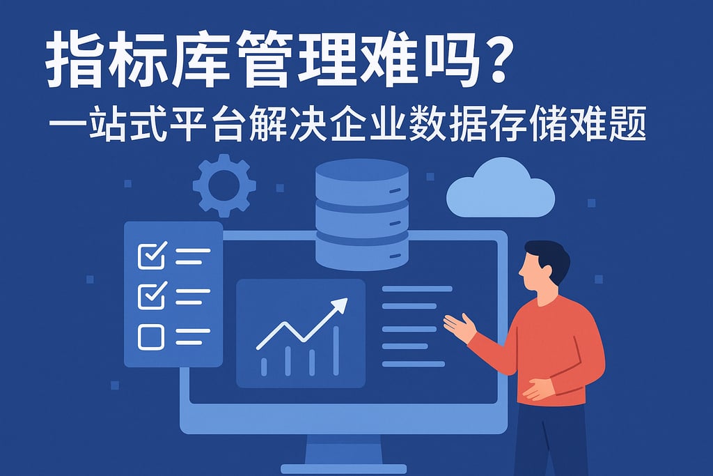 指标库管理难吗?一站式平台解决企业数据存储难题 | 帆软数字化转型知识库