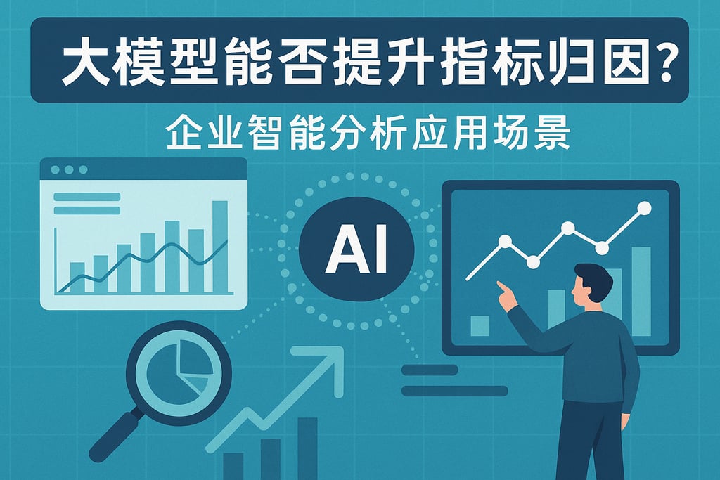大模型能否提升指标归因？企业智能分析应用场景