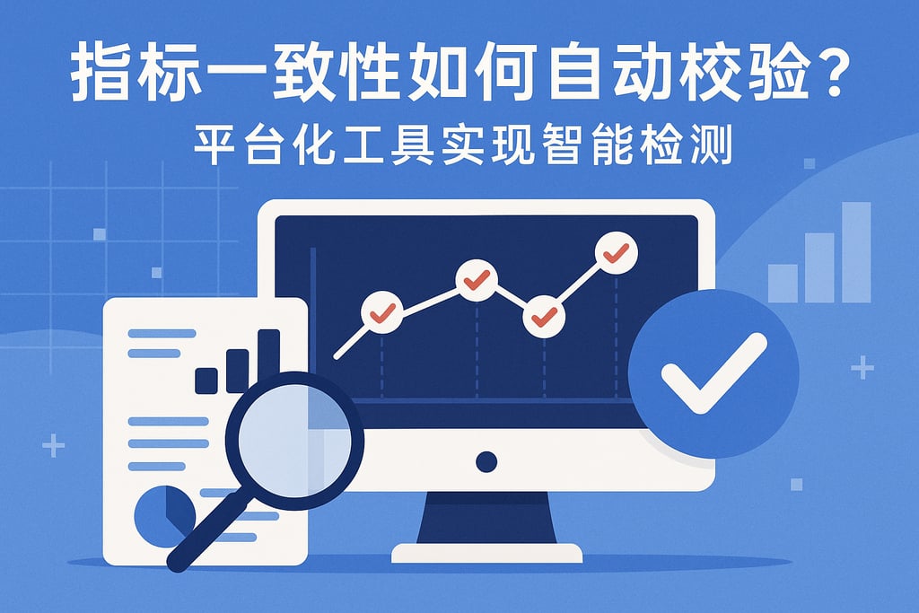 指标一致性如何自动校验？平台化工具实现智能检测