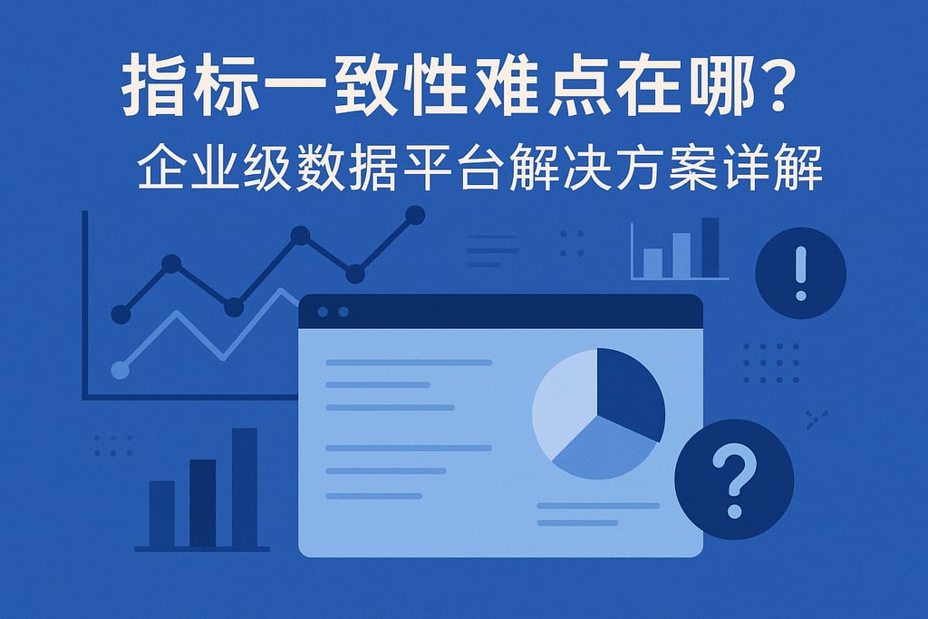 指标一致性难点在哪？企业级数据平台解决方案详解