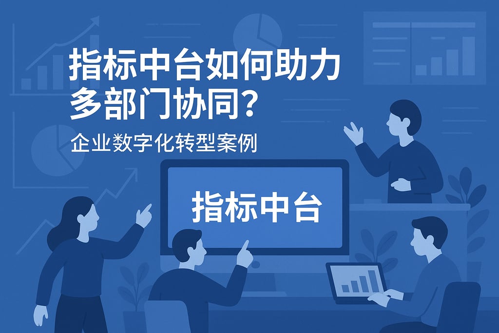 指标中台如何助力多部门协同？企业数字化转型案例