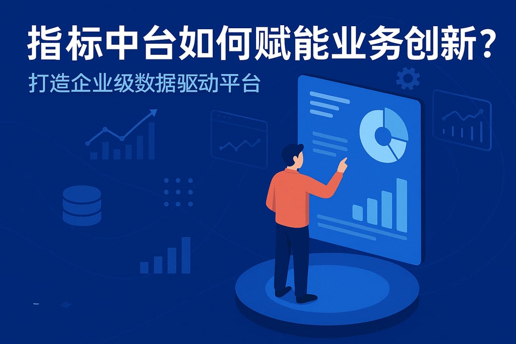 指标中台如何赋能业务创新？打造企业级数据驱动平台