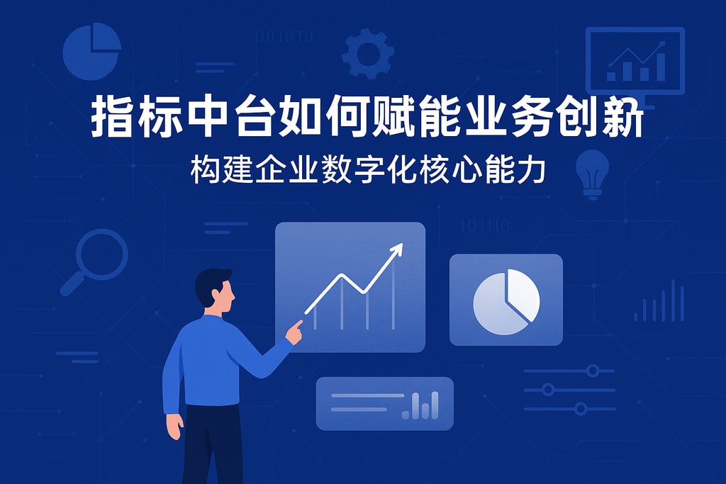 指标中台如何赋能业务创新？构建企业数字化核心能力