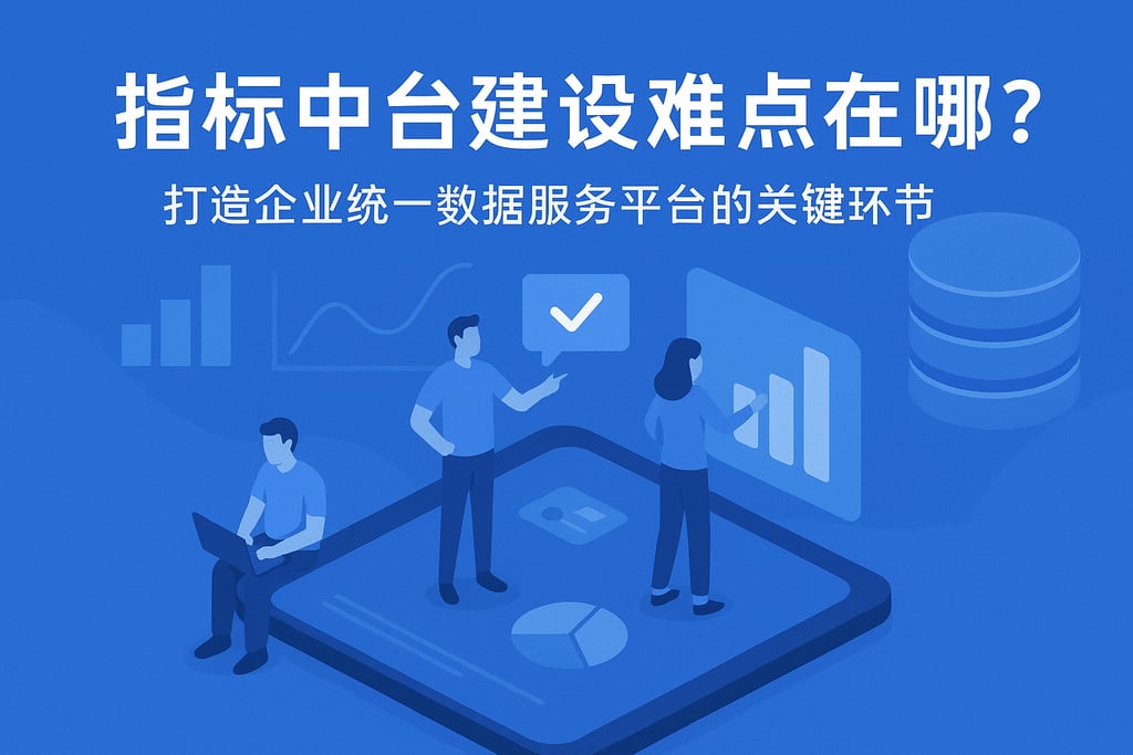 指标中台建设难点在哪？打造企业统一数据服务平台的关键环节