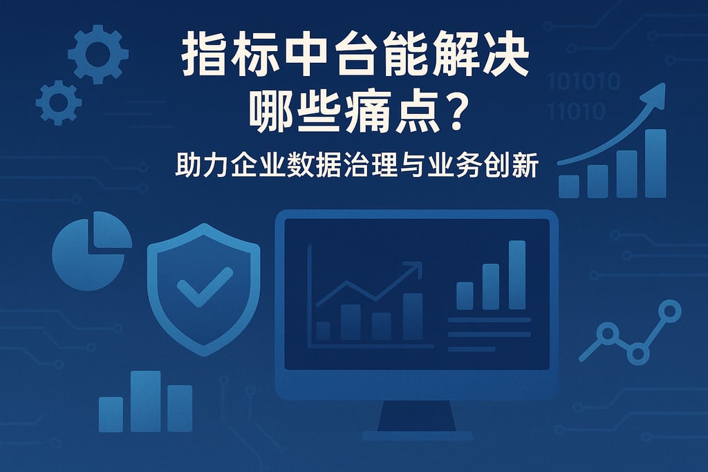 指标中台能解决哪些痛点？助力企业数据治理与业务创新