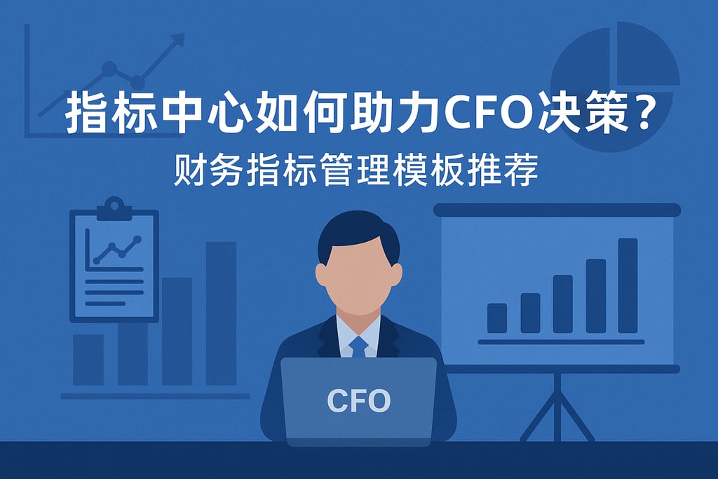 指标中心如何助力CFO决策？财务指标管理模板推荐