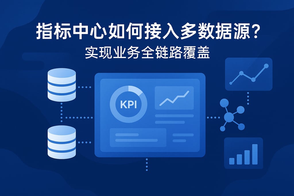 指标中心如何接入多数据源？实现业务全链路覆盖