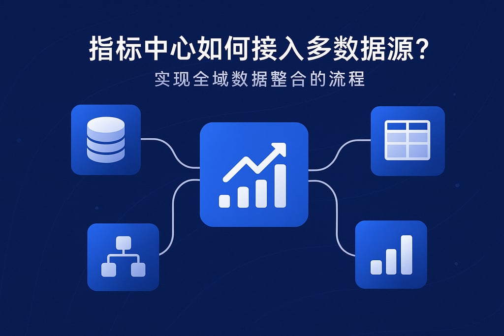 指标中心如何接入多数据源？实现全域数据整合的流程