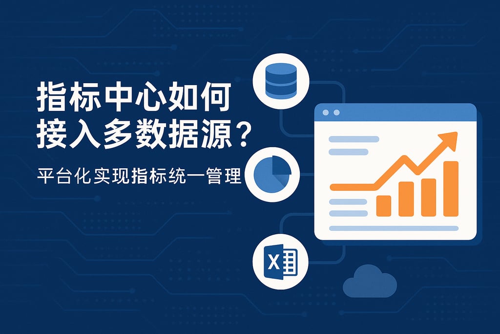 指标中心如何接入多数据源？平台化实现指标统一管理