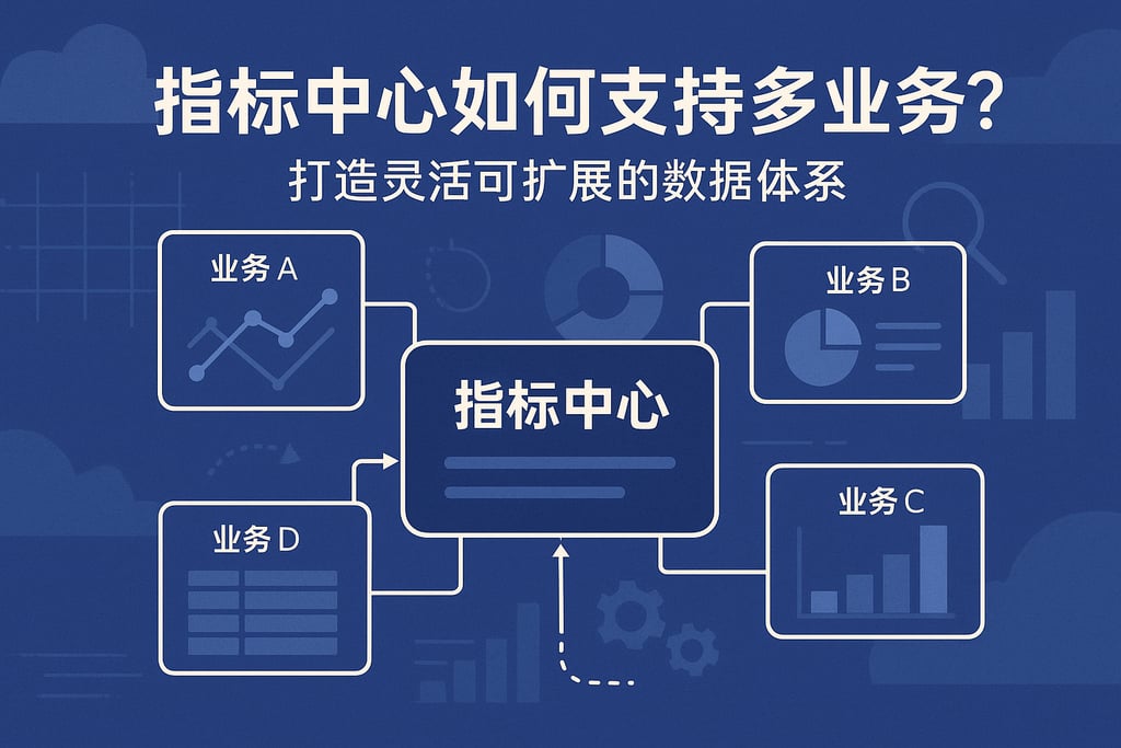 指标中心如何支持多业务？打造灵活可扩展的数据体系
