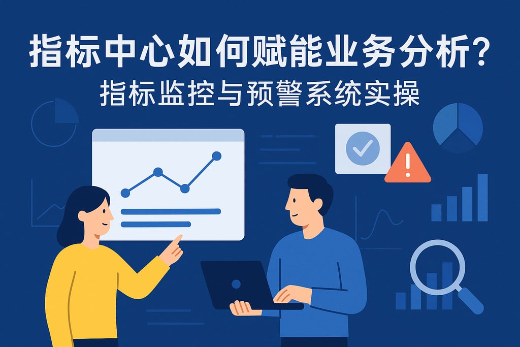 指标中心如何赋能业务分析？指标监控与预警系统实操