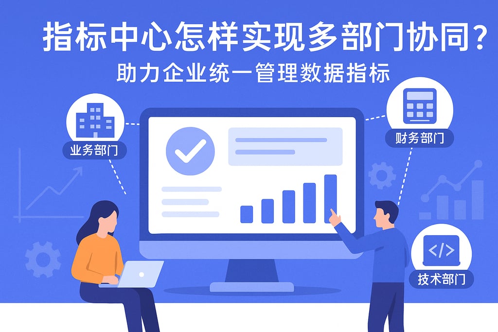 指标中心怎样实现多部门协同？助力企业统一管理数据指标